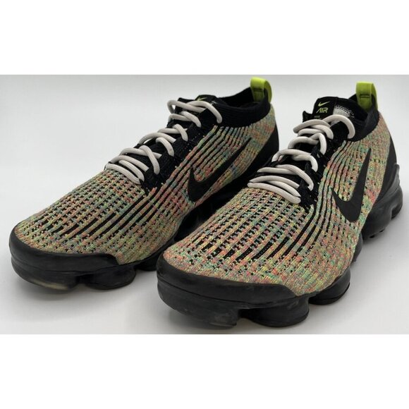 Nike Air Vapormax Flyknit 3 Multi Color Men's Size 9.5 Sneakers - AJ6900-006